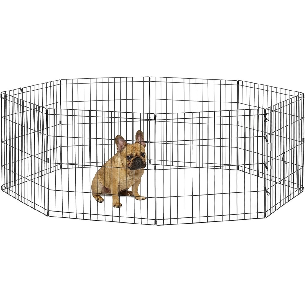 Midwest home for pets -Black E Coat exercise pen